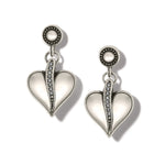 Brighton Precious Heart Post Drop Earrings - Juli's Wearable Art