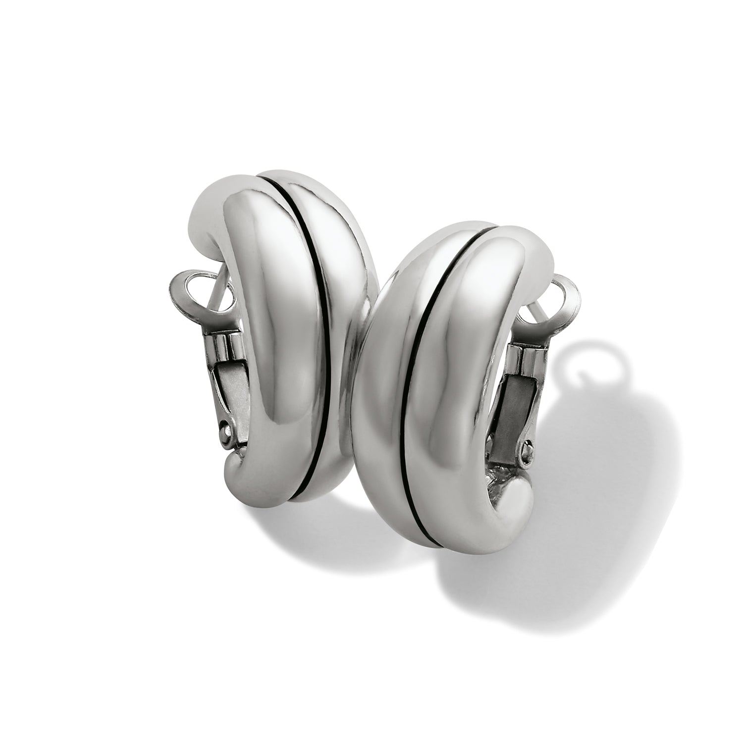 Brighton Pretty Tough Groove Leverback Hoop Earrings - Juli's Wearable Art