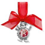 Brighton Santa Photo Ornament - Juli's Wearable Art