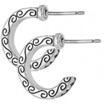 Brighton Secret Of Love Mini Hoop Earrings - Juli's Wearable Art