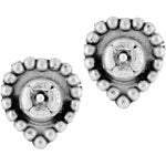 Brighton Shimmer Heart Mini Post Earrings - Juli's Wearable Art