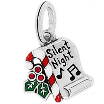 Brighton Silent Night Scroll Charm