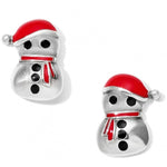 Brighton Snowman Mini Post Earrings - Juli's Wearable Art