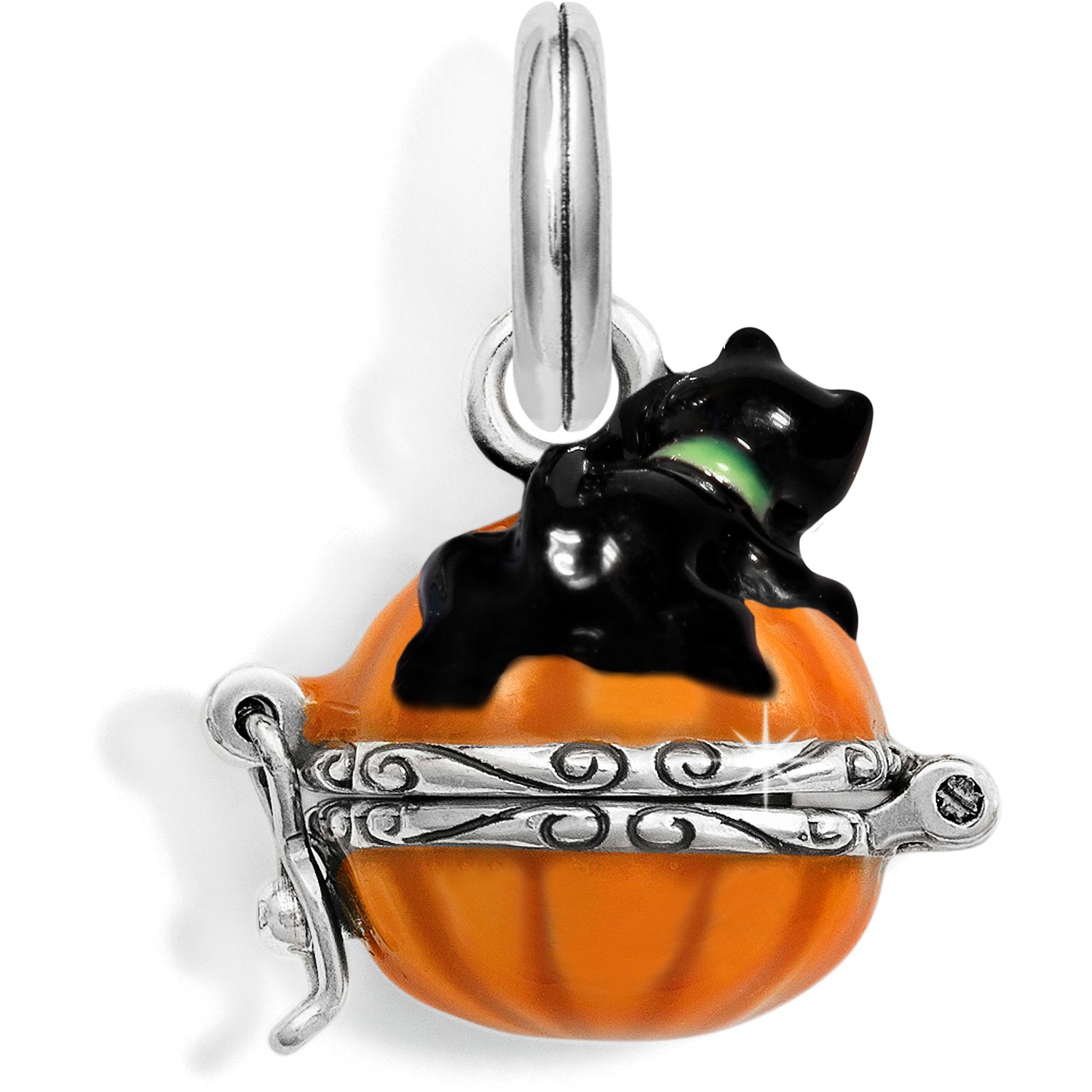Brighton Spooky Pumpkin Charm - Juli's Wearable Art