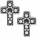 Brighton Starry Night Cross Mini Post Earrings - Juli's Wearable Art