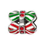 Brighton Stripey Bow Bead - Juli's Wearable Art