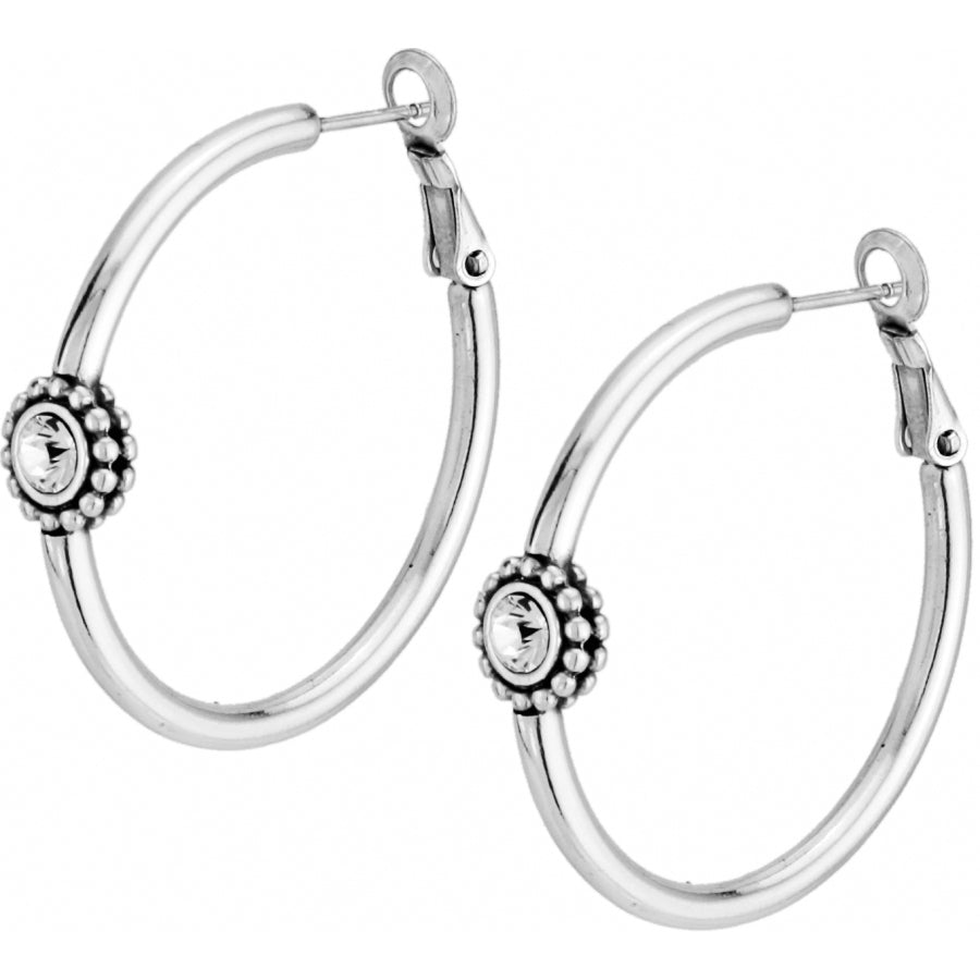 Brighton Twinkle Medium Hoop Post Earrings - Juli's Wearable Art