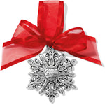 Brighton Winter Snowflake Christmas Ornament - Juli's Wearable Art