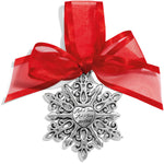 Brighton Winter Snowflake Christmas Ornament - Juli's Wearable Art