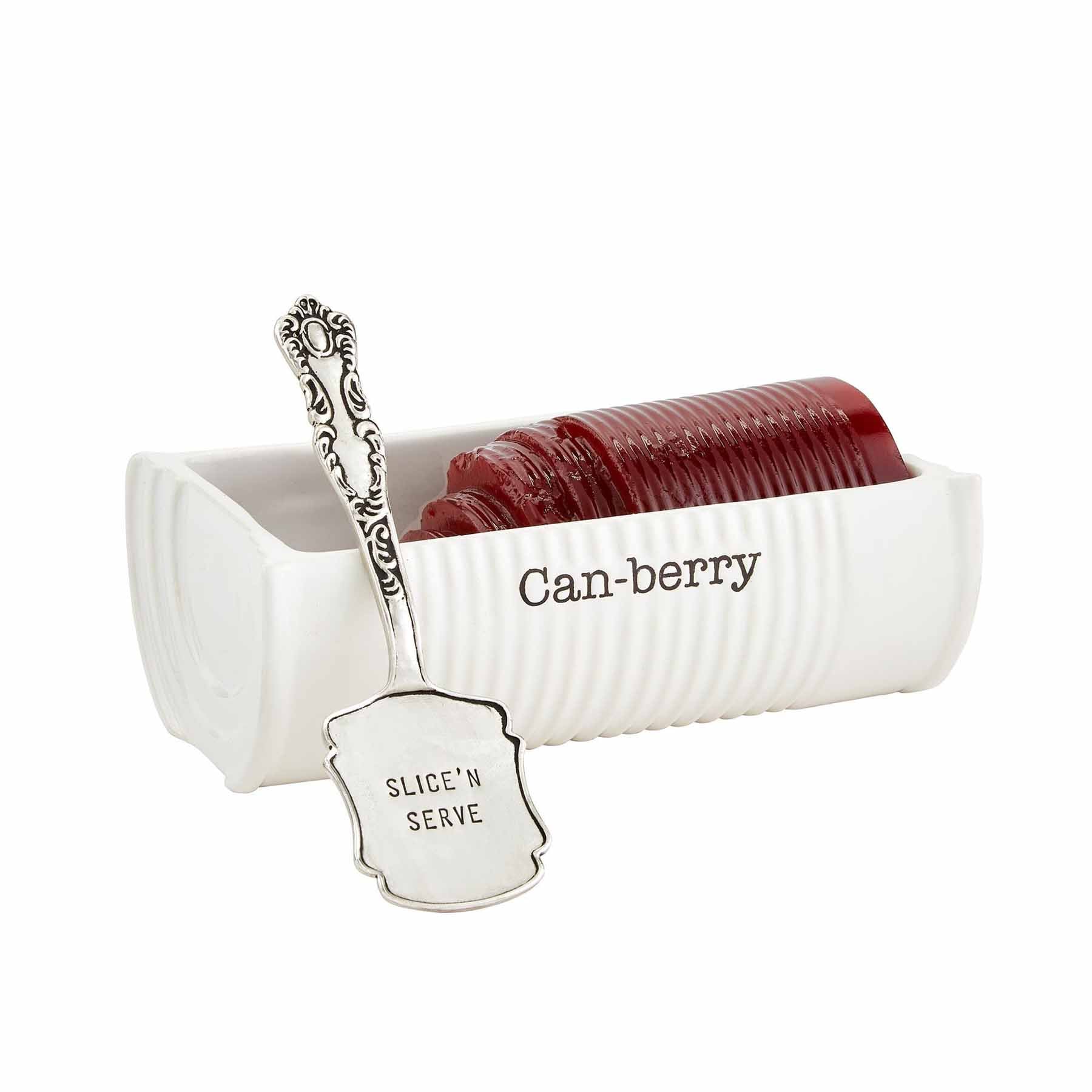 Mudpie Can-Berry Cranberry Sauce Dish Set