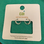 CAI Huggie Earrings - Juli's Wearable Art