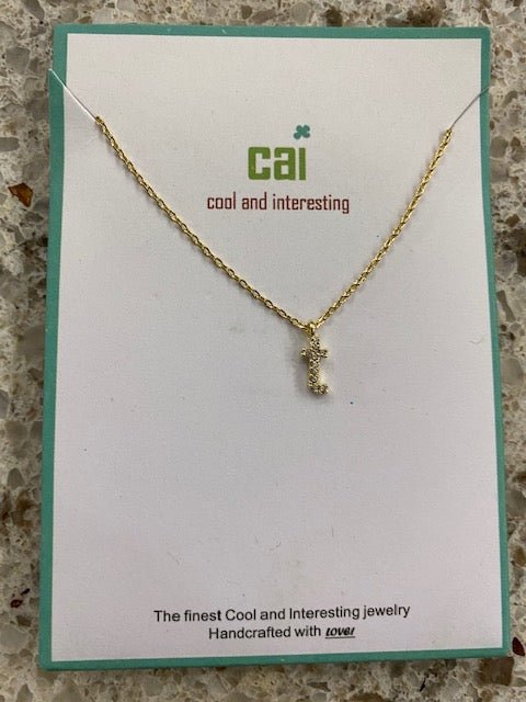 CAI Small Initial Necklace - Juli's Wearable Art