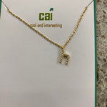 CAI Small Initial Necklace - Juli's Wearable Art