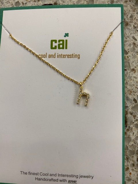 CAI Small Initial Necklace - Juli's Wearable Art