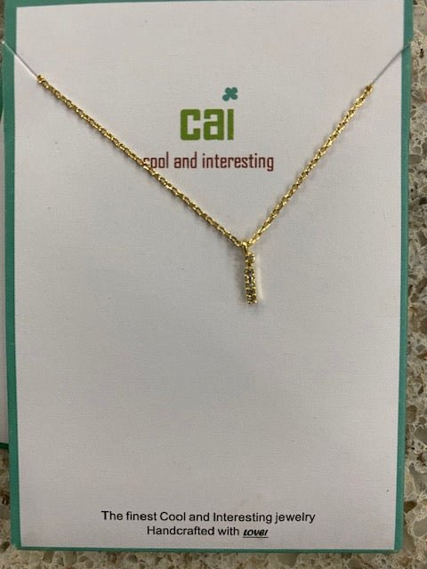 CAI Small Initial Necklace - Juli's Wearable Art
