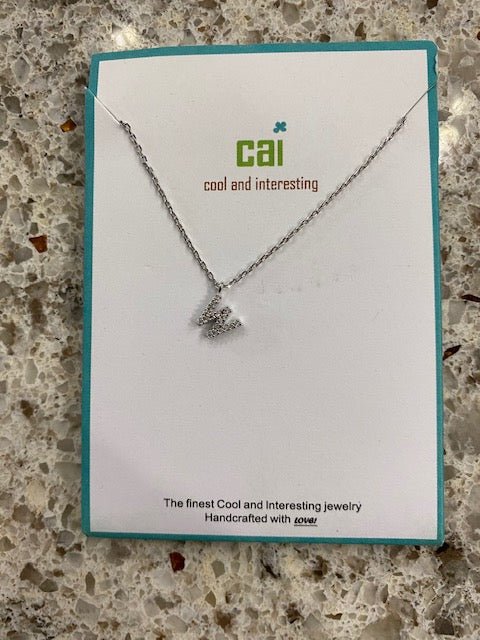 CAI Small Initial Necklace - Juli's Wearable Art