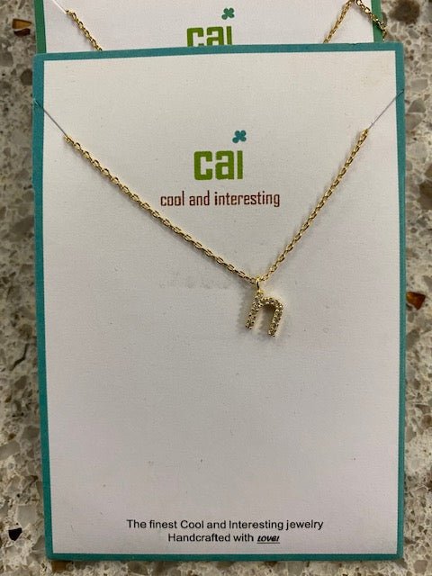 CAI Small Initial Necklace - Juli's Wearable Art