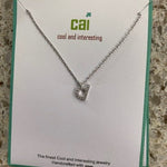 CAI Small Initial Necklace - Juli's Wearable Art