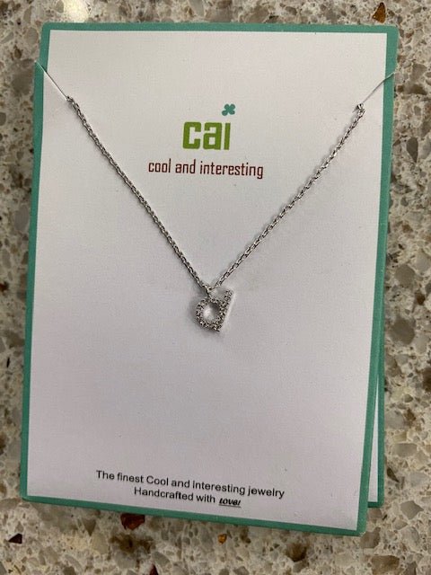 CAI Small Initial Necklace - Juli's Wearable Art