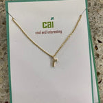CAI Small Initial Necklace - Juli's Wearable Art