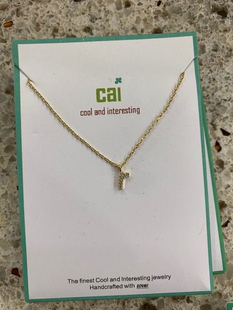 CAI Small Initial Necklace - Juli's Wearable Art