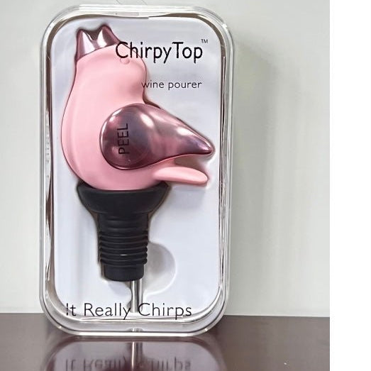 ChirpyTop Wine Pourer from GurglePot - Juli's Wearable Art
