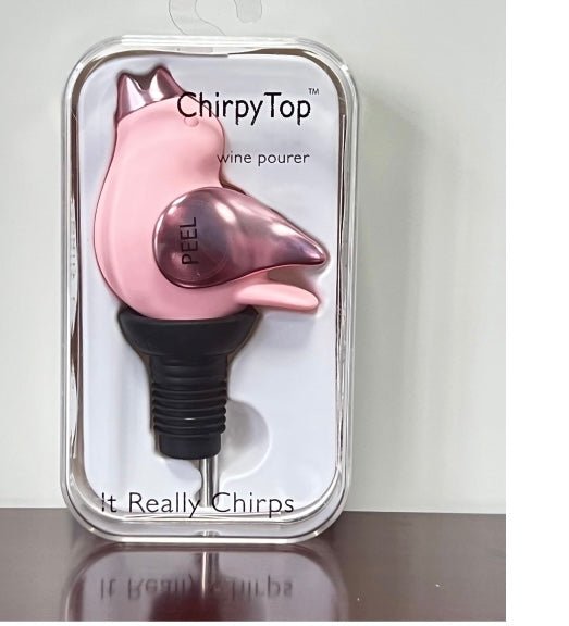 ChirpyTop Wine Pourer from GurglePot - Juli's Wearable Art