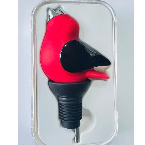 ChirpyTop Wine Pourer from GurglePot - Juli's Wearable Art