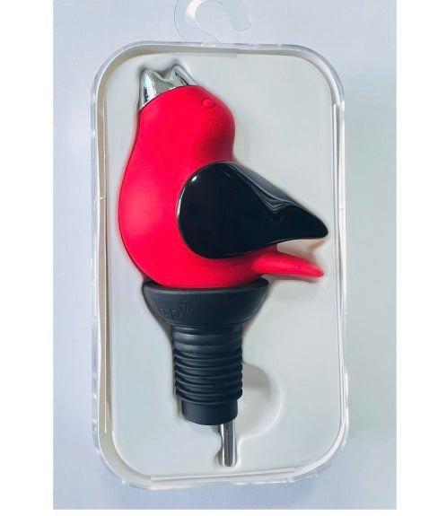 ChirpyTop Wine Pourer from GurglePot - Juli's Wearable Art