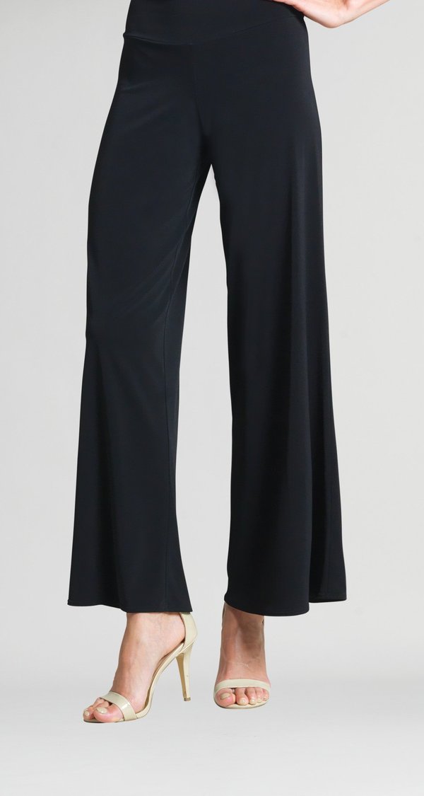 Clara Sunwoo Long Black Palazzo Pant