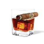 Corkcicle Cigar Glass - Whiskey Glass with Cigar Holder - Juli's Wearable Art