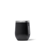 Corkcicle Stemless 12oz Insulated Wine Tumbler - Matte Black - Juli's Wearable Art