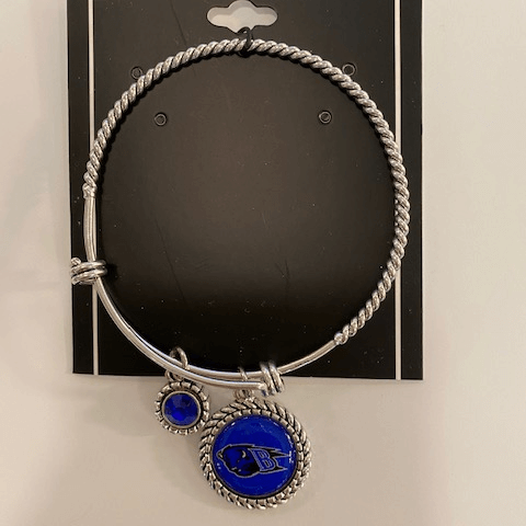 Double Rope Wire Bracelet - School Pride! - Juli's Wearable Art