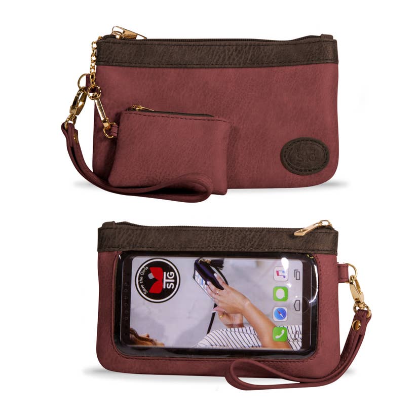 Save the Girls Catchy Clutch Touch Screen Purse