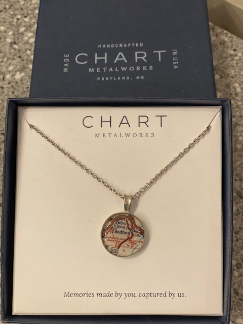 Bedford Extra Small Map Necklace