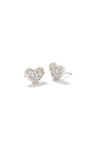 Kendra Scott Ari Pave Crystal Heart Earrings