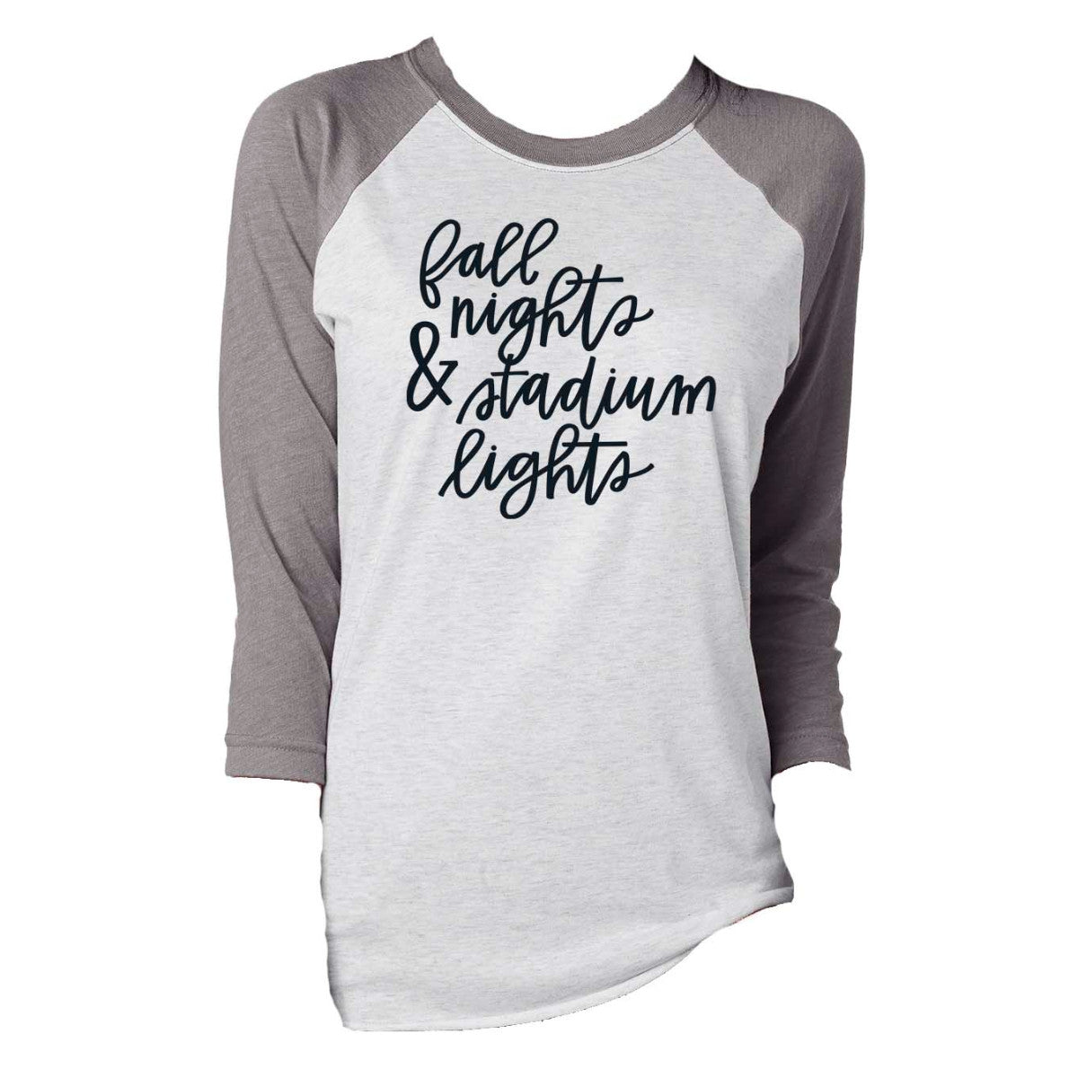 Fall Nights, Stadium Lights 3/4 Sleeve Tee