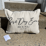 Family Name / Wedding Customizable Pillows - Juli's Wearable Art