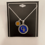 High School Mascot Charm along with a school color charm - Necklace - Juli's Wearable Art