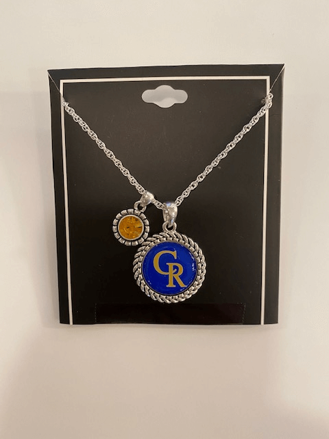 High School Mascot Charm along with a school color charm - Necklace - Juli's Wearable Art