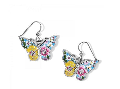 Brighton Blossom Hill Garden Butterfly Earrings