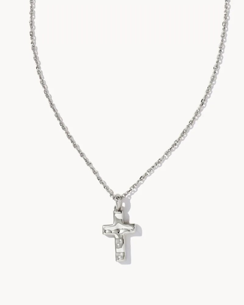 Kendra Scott Cross Pendant Necklace | Silver