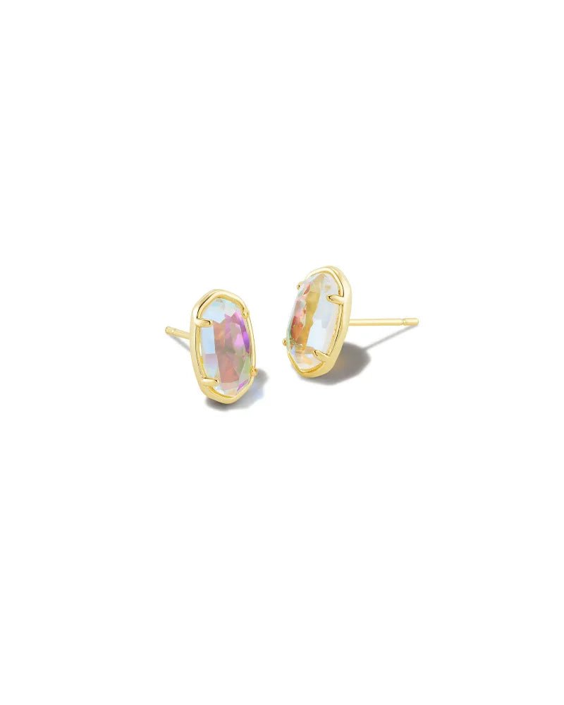 Kendra Scott Grayson Stud Earrings in Dichroic Glass - Juli's Wearable Art