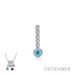 Lafonn Birthstone Love Pendant - .032 (6 Stone) - Juli's Wearable Art