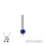 Lafonn Birthstone Love Pendant - .032 (6 Stone) - Juli's Wearable Art