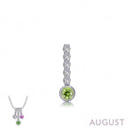 Lafonn Birthstone Love Pendant - .032 (6 Stone) - Juli's Wearable Art