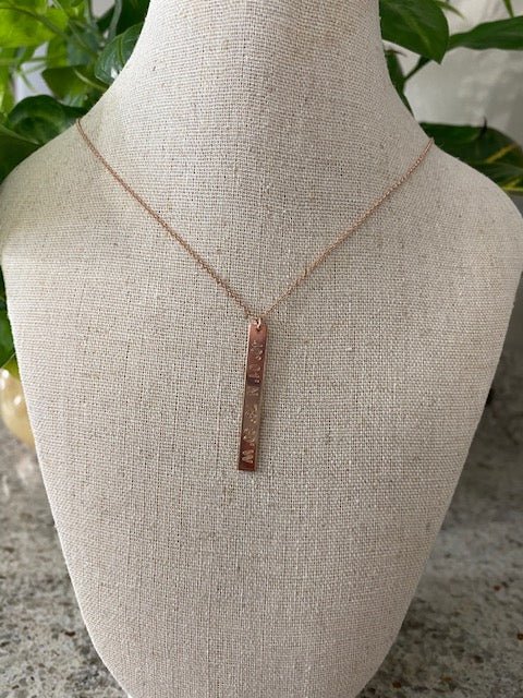 Lat n Lo Bedford Vertical Necklace - Juli's Wearable Art