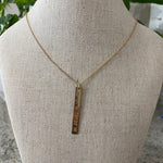 Lat n Lo Bedford Vertical Necklace - Juli's Wearable Art