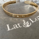 Lat n Lo Bracelet - Bedford Coordinates - Juli's Wearable Art