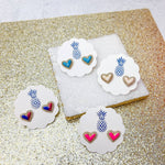 Love & Hearts Earrings - Juli's Wearable Art